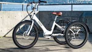 Evelo Compass - современный электровелосипед-трицикл для взрослых с дифференциалом