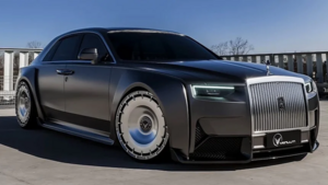 Rolls-Royce Ghost в версии Vanta Black стал агрессивным хищником на дороге