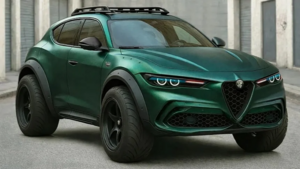 CGI-визуализация Alfa Romeo Ferox превращает Stelvio в дерзкий внедорожник будущего