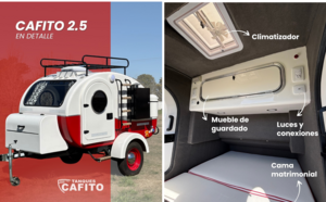 Cafito Mini 2.5: ретро-капля из Аргентины с кухней и душем для путешествий