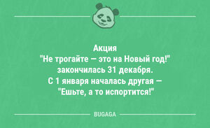 Смешные новогодние анекдоты (14 шт)