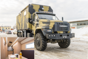 Урал Некст превращен в роскошный автодом для путешествий и жизни вне города — чем удивляет