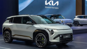 Kia вывела на автосалон в Брюсселе сразу три электрокара GT нового поколения