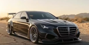 Mercedes-AMG S 63 Black Venom 2026: воображаемый рестайлинг легендарного седана