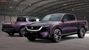 Mazda BT-50e: электрический пикап для нового времени представлен виртуально