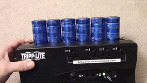 Замена батареи ИБП на суперконденсаторы своими руками