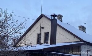 Металлический утеплённый дымоход для камина