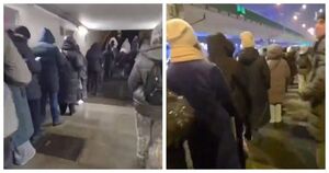 Впечатляющая очередь на автобус в Москве: метро стало частью транспортного узла