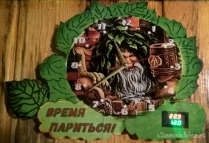 Мой эксперимент: как я создавал банные часы и покорял термотрансфер