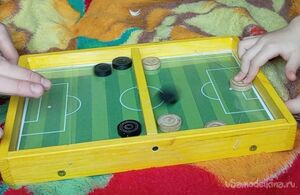 Вышибай-ка: Мой Путь к Созданию Настольного Футбола из Обрезков