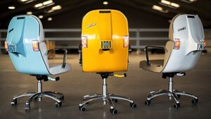 Испанская студия – мастерская создаёт мебель из автомобильных запчастей (9 фото)