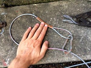 Как сделать петлю на стальном тросе своими руками