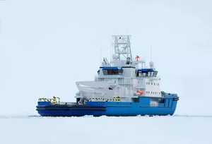 Представлен внешний вид нового российского портового ледокола