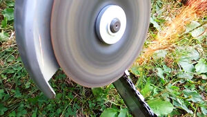 Заточка цепи бензопилы болгаркой своими руками