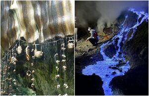 Вулкан с голубой лавой и ещё 4 места на планете, в существование которых верится с трудом