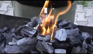 Способ разжечь угли без жидкости для розжиг