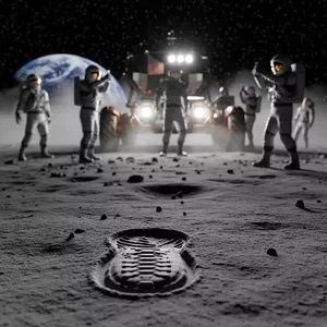 На Луне становится слишком тесно: как ученые предлагают спасать следы Нила Армстронга (и 100 тонн мусора) от будущих туристов