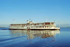 Самый старый работающий пароход России встречает 115-летие очередным рейсами