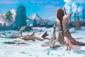 Арктический холод помог динозаврам покорить Землю