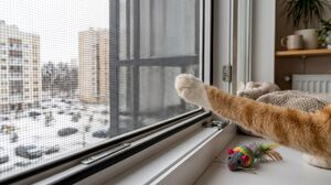 Дом и уют: как защитить окна от кошек — обзор усиленных москитных сеток «антикошка» для квартир с питомцами