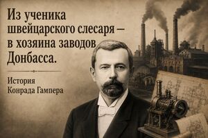 Конрад Гампер: как швейцарец построил индустриальное сердце Донбасса