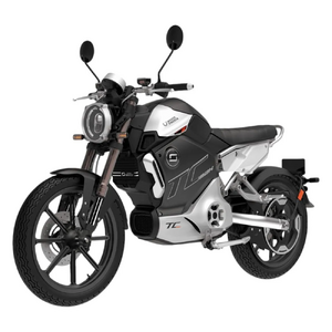 WHITE SIBERIA SUPER SOCO TC MAX: электромотоцикл с запасом хода 110 км и скоростью до 95 км/ч