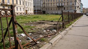 Жители Петербурга требуют обновления газонов на Советских улицах