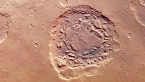 На Марсе обнаружена огромная дыра, и ее происхождение озадачивает ученых
