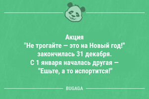 Смешные новогодние анекдоты (14 шт)