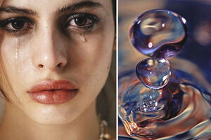 Почему слезы соленые на вкус и как они выглядят под микроскопом