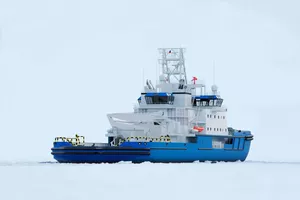 Представлен внешний вид нового российского портового ледокола