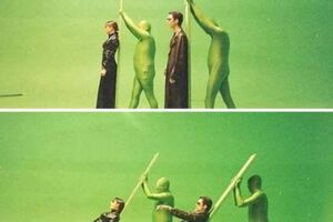 Закулисье известных фильмов (15 фото)