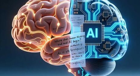 Где заканчивается человеческое мышление и начинается искусственный интеллект?
