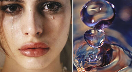 Почему слезы соленые на вкус и как они выглядят под микроскопом