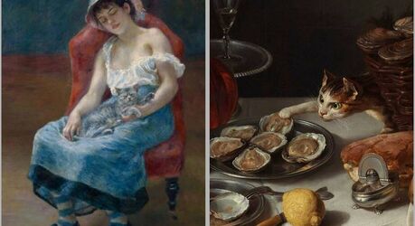 От Древнего Египта до наших дней: 15 произведений искусства с кошками в главной роли