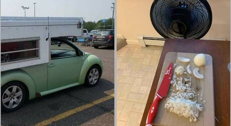 Вентилятор для резки лука и другие примеры изобретательности обычных людей