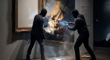 Как похитили картину Рембрандта «Буря на Галилейском море», о судьбе которой с 1990 года ничего не известно