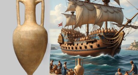 Как перевозили неустойчивые амфоры греки, и что в них было кроме вина и масла