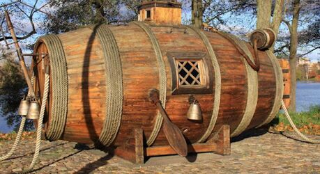 Первая русская подводная лодка, которую испытали при Петре I