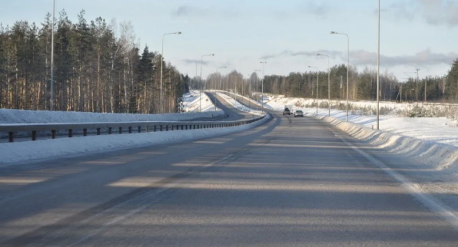 дороги финляндии зимой