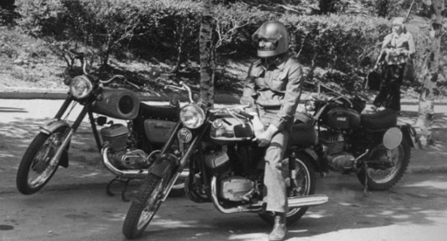 Рокеры 80-х СССР мотоциклисты